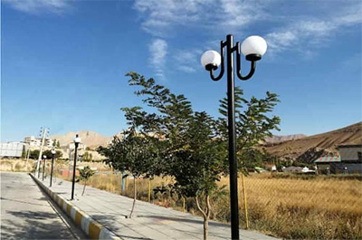 پایه چراغ خیابانی دکوراکتیو