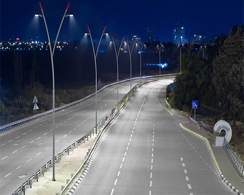 تولید پایه چراغ خیابانی 