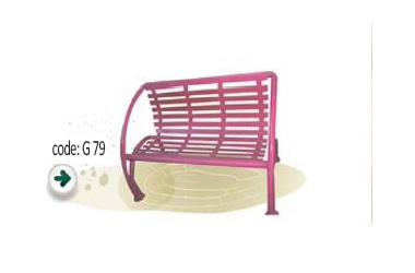 کد:79 نیمکت پارکی چدنی
