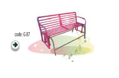 کد:87 لیست قیمت نیمکت پارکی