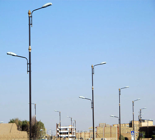 سازنده پایه چراغ خیابانی
