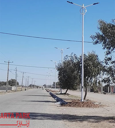 مشخصات فنی پایه چراغ خیابانی