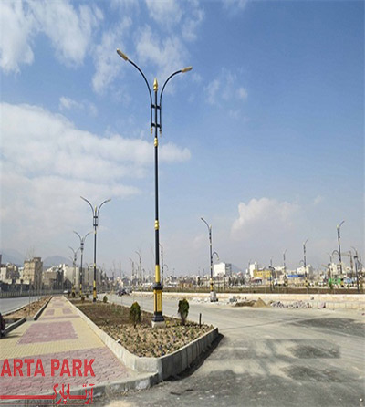 تولید پایه چراغ خیابانی