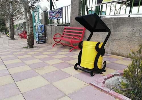 قیمت سطل زباله پارکی ارزان
